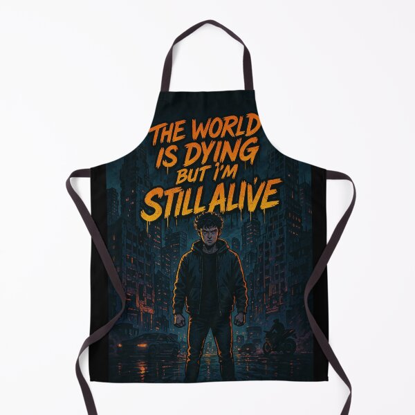 Item preview, The World Is Dying But I'm Still Alive - Society survival Poster designed and sold by XIIIZEK.