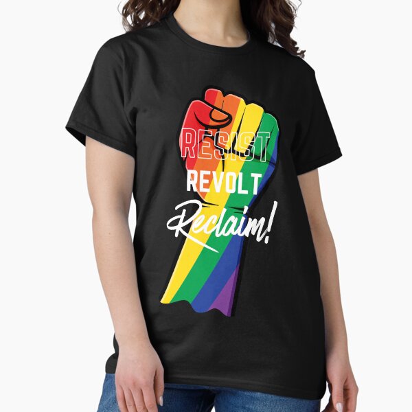 Item preview, Rainbow Fist Resist Revolt Reclaim designed and sold by PayntedPride.