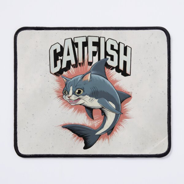 Item preview, Catfish Shark Funny designed and sold by JumpJammiesTees.