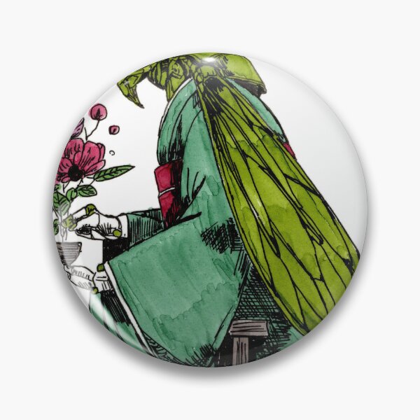 Item preview, Green Thumb Katydid designed and sold by Scribbles & Doodles by Jinx.