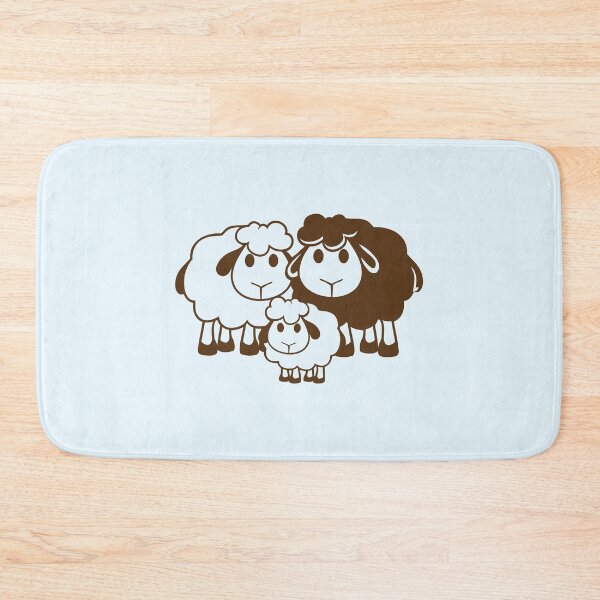 Item preview, Family Sheep 3 Dad Mom Parents Child Love Baby Fun designed and sold by shirt-o-mat.