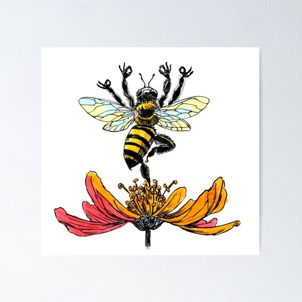 Item preview, Mudra Tree Bee designed and sold by Scribbles & Doodles by Jinx.