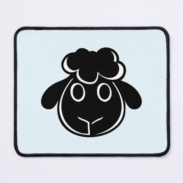 Item preview, Black Sheep Face Head Small Cute Child Lamb Comic designed and sold by shirt-o-mat.