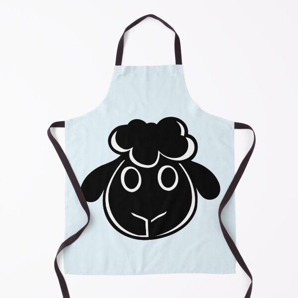 Item preview, Black Sheep Face Head Small Cute Child Lamb Comic designed and sold by shirt-o-mat.