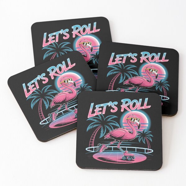 Item preview, Let's roll flamingo  designed and sold by Flexybk2.