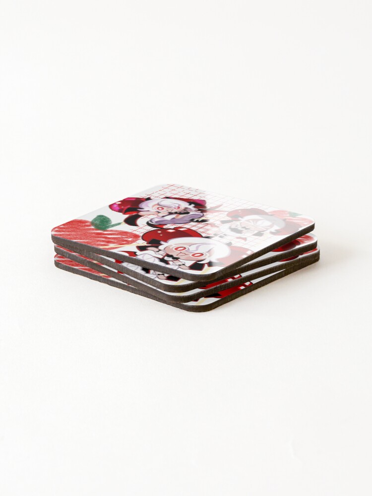 Thumbnail 4 of 5, Coasters (Set of 4), Candy apple cookie designed and sold by RottenMango129.