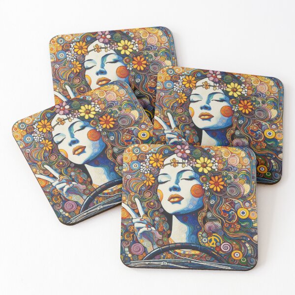 Item preview, 60's Cool Vibe Hippy Art designed and sold by TheDarkWardrobe.