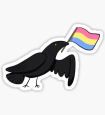 Pride Corvids - Pan Sticker