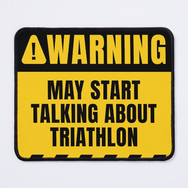 Item preview, May Start Talking About Triathlon designed and sold by MaryAller.