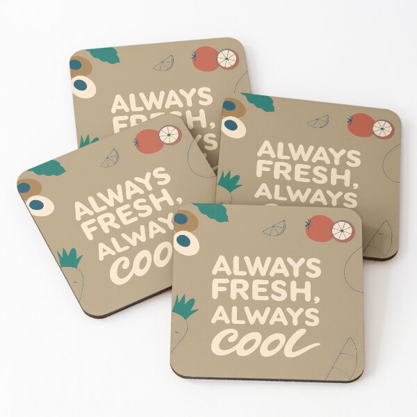 Item preview, Always Fresh Cool Tasteful Typography Designs Colors Food designed and sold by ART ATTACK ZONE.