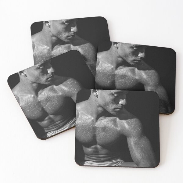 Item preview, Sweaty Jacked College Wrestler Looking at His Biceps designed and sold by Atlas Kai.