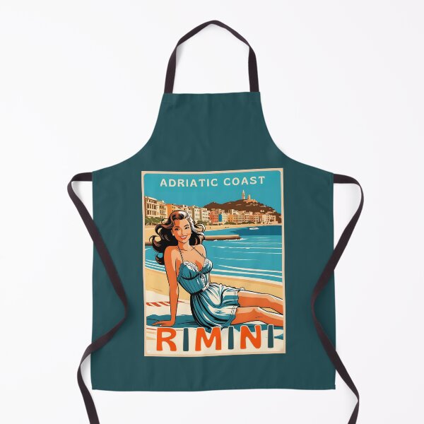 Item preview, A Vintage Illustration of Rimini - Italy - Adriatic Coast designed and sold by GoodOldVintage.