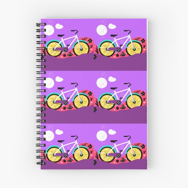 Item preview, Colorful Bike Journey Through Vibrant Landscapes Surreal Art designed and sold by ART ATTACK ZONE.