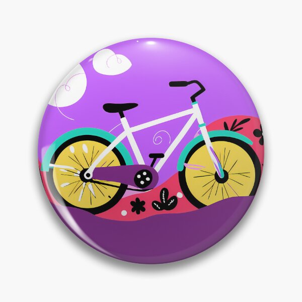 Item preview, Colorful Bike Journey Through Vibrant Landscapes Surreal Art designed and sold by ART ATTACK ZONE.