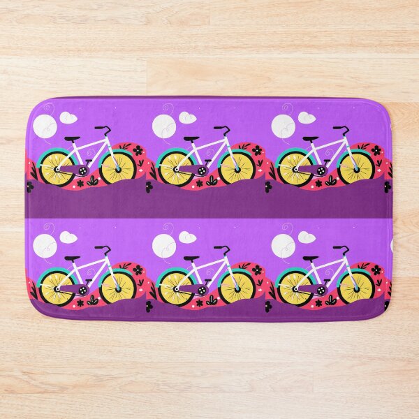 Item preview, Colorful Bike Journey Through Vibrant Landscapes Surreal Art designed and sold by ART ATTACK ZONE.