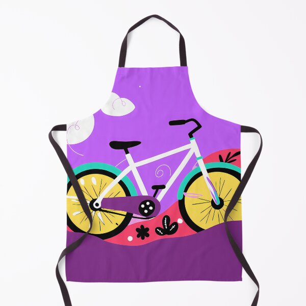 Item preview, Colorful Bike Journey Through Vibrant Landscapes Surreal Art designed and sold by ART ATTACK ZONE.