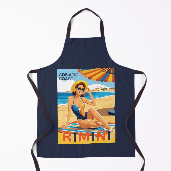 Item preview, A Vintage Illustration of Rimini - Italy - Adriatic Coast designed and sold by GoodOldVintage.