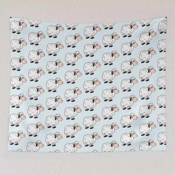 Item preview, Sheep Baby Standing Cute Lamb Child Cool Comic Fun designed and sold by shirt-o-mat.