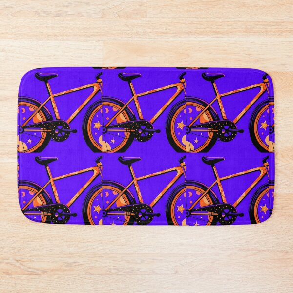Item preview, Colorful Bike Space Through Vibrant Landscapes Surreal Art designed and sold by ART ATTACK ZONE.