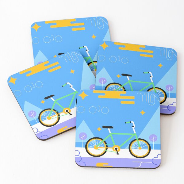 Item preview, Cool Bike Journey Through Vibrant Landscapes Surreal Art designed and sold by ART ATTACK ZONE.