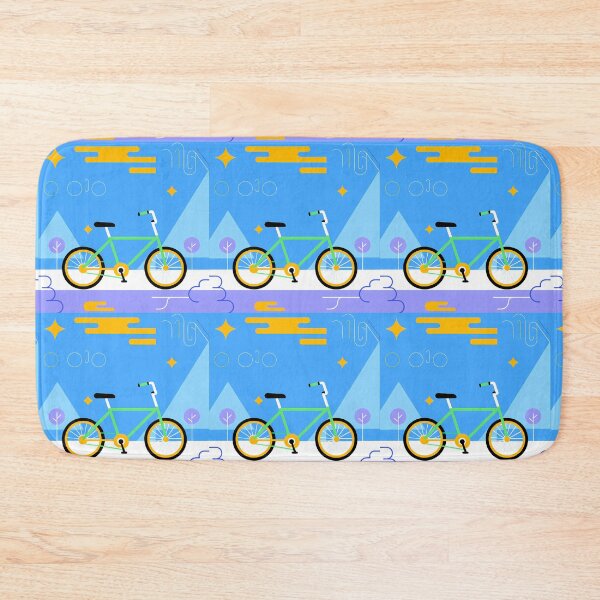 Item preview, Cool Bike Journey Through Vibrant Landscapes Surreal Art designed and sold by ART ATTACK ZONE.