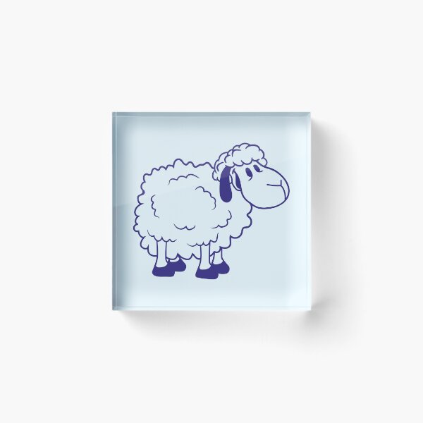 Item preview, Sheep Baby Standing Cute Lamb Child Cool Comic Fun designed and sold by shirt-o-mat.
