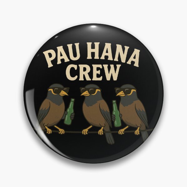 Item preview, Pau Hana Crew – Local Hawai‘i Mynah Birds designed and sold by peachycrossing.