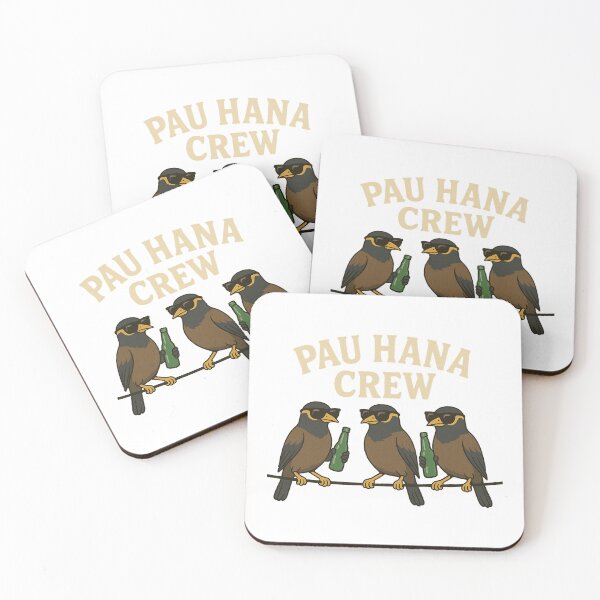 Item preview, Pau Hana Crew – Local Hawai‘i Mynah Birds designed and sold by peachycrossing.