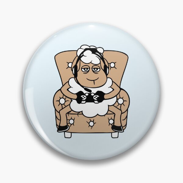 Item preview, Sheep Gamer Armchair Controller Video Game Nerd designed and sold by shirt-o-mat.