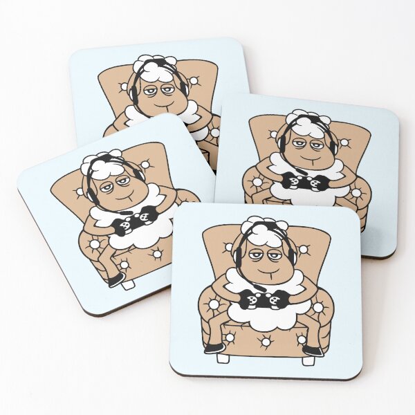 Item preview, Sheep Gamer Armchair Controller Video Game Nerd designed and sold by shirt-o-mat.