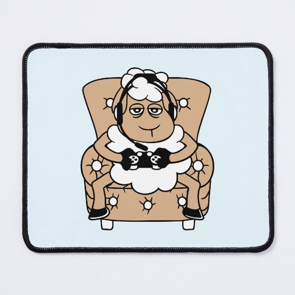 Item preview, Sheep Gamer Armchair Controller Video Game Nerd designed and sold by shirt-o-mat.