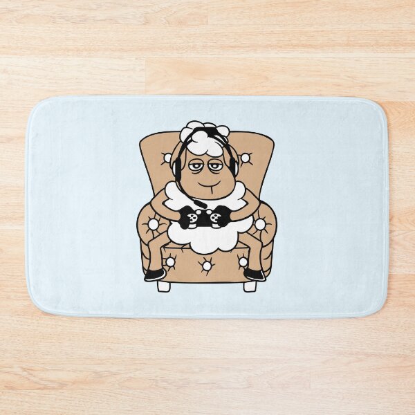 Item preview, Sheep Gamer Armchair Controller Video Game Nerd designed and sold by shirt-o-mat.