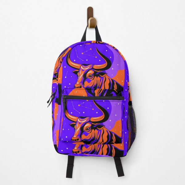 Item preview, Cosmic Bull Vibrant Symbol Power Strength Nature Art designed and sold by ART ATTACK ZONE.