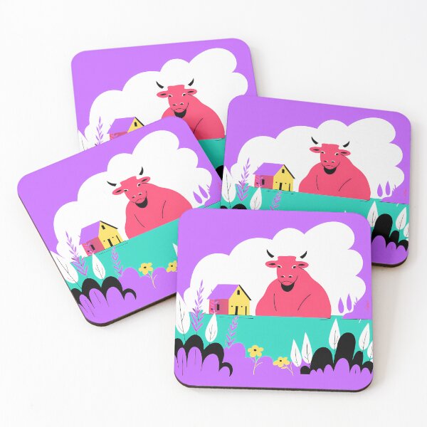 Item preview, Fantasy Bull Vibrant Symbol Power Strength Nature Art designed and sold by ART ATTACK ZONE.