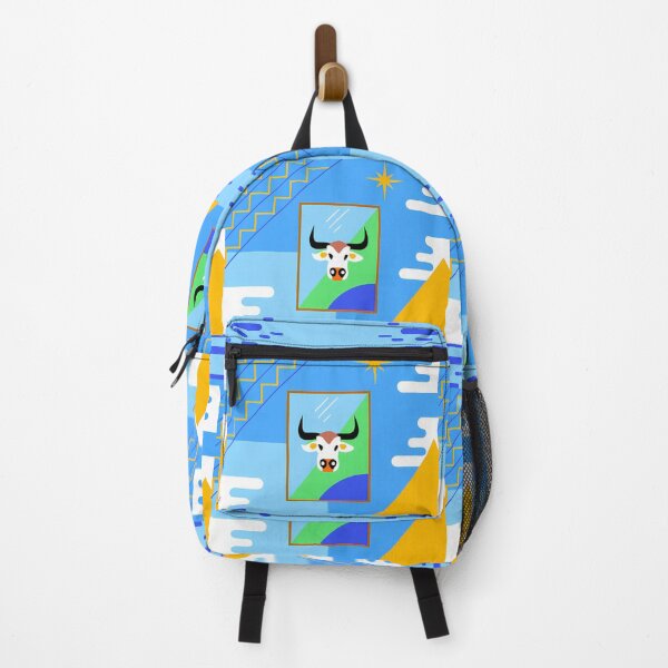 Item preview, Sky Bull Vibrant Symbol Power Strength Nature Art designed and sold by ART ATTACK ZONE.