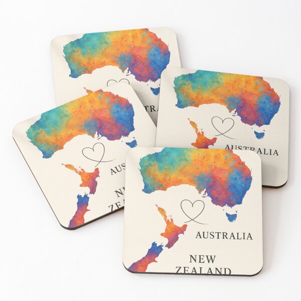 Item preview, Australia to New Zealand Home to Home Map designed and sold by Aryabek.