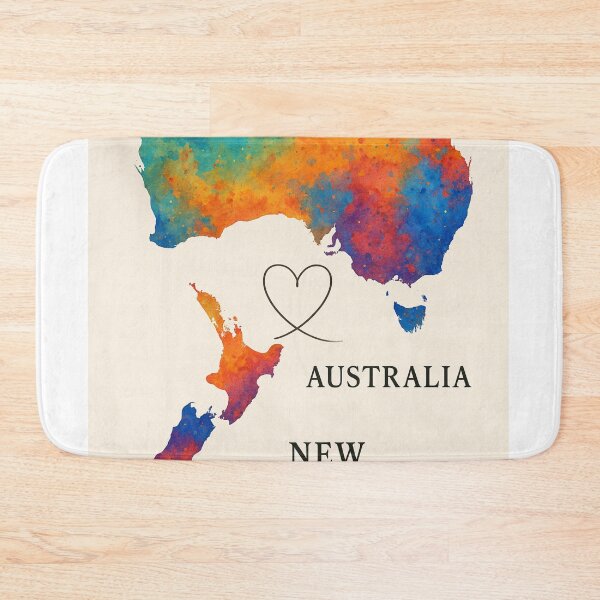 Item preview, Australia to New Zealand Home to Home Map designed and sold by Aryabek.