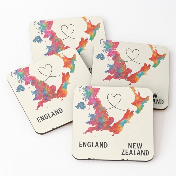 Item preview, England to New Zealand Colorful Connection designed and sold by Aryabek.
