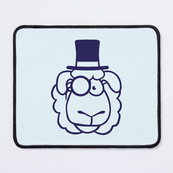 Item preview, Sheep Mr. Gentleman Top Hat Monocle Glasses Rich designed and sold by shirt-o-mat.