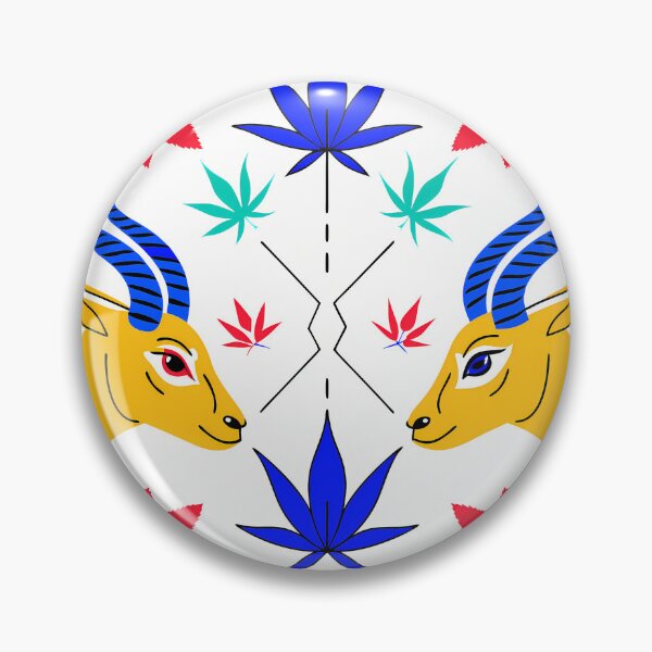 Item preview, Red Blue Green Surreal Nature Scenes Imagination Animals  designed and sold by ART ATTACK ZONE.