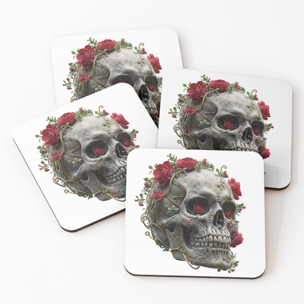 Item preview, Floral Skull Fusion design  designed and sold by PixHub .