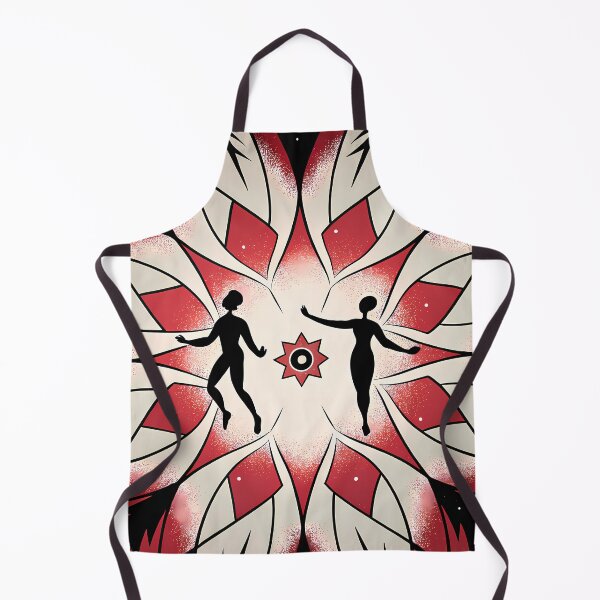 Item preview, White Black Red Surreal People Cosmos Scenes Imagination  designed and sold by ART ATTACK ZONE.