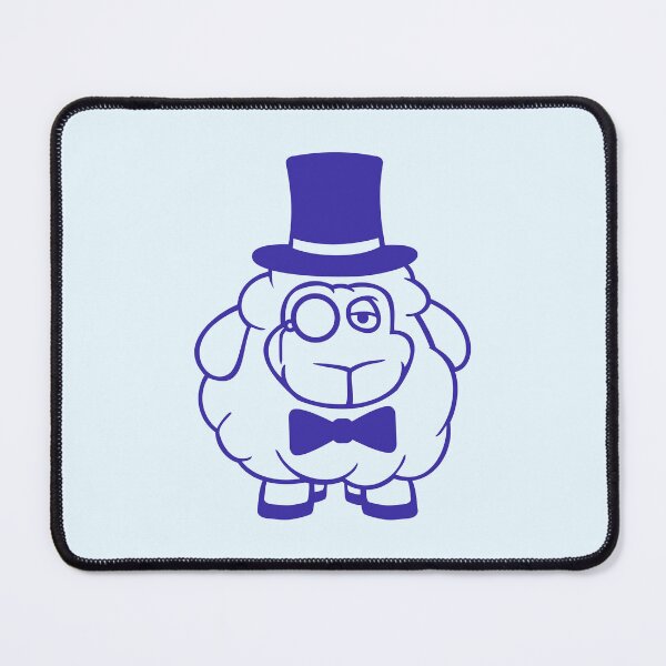 Item preview, Sheep Mr. Gentleman Top Hat Monocle Glasses Rich designed and sold by shirt-o-mat.