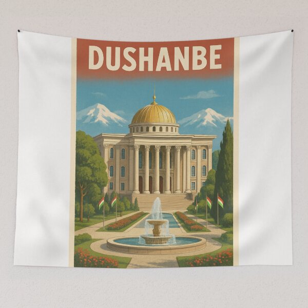 Item preview, Dushanbe Presidential Palace and Garden Fountain designed and sold by Places On Earth.