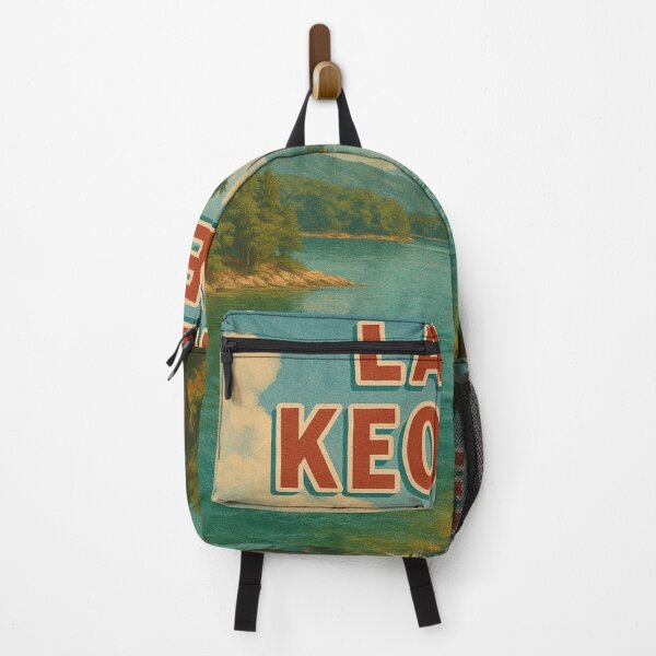 Item preview, Lake Keowee Scenic Retro Travel Vintage designed and sold by Places On Earth.