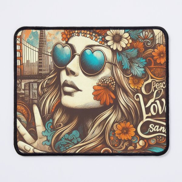 Item preview, 60's Cool Vibe Hippy Art designed and sold by TheDarkWardrobe.