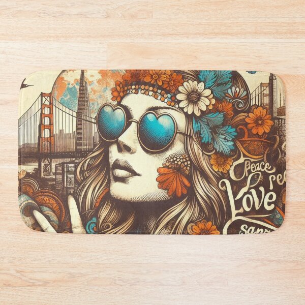 Item preview, 60's Cool Vibe Hippy Art designed and sold by TheDarkWardrobe.
