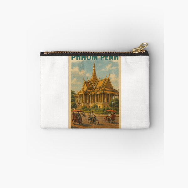 Item preview, Phnom Penh Royal Palace with Tuk Tuks Cambodia designed and sold by Places On Earth.