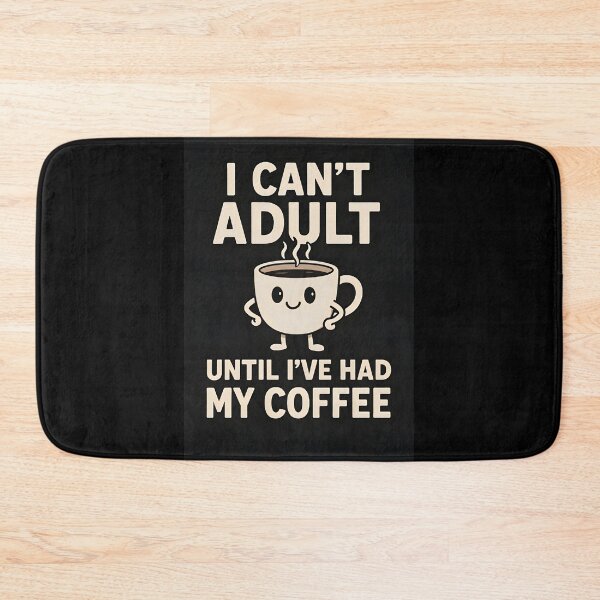 Item preview, Funny Coffee Quote for Morning Motivation designed and sold by Amr Siam.