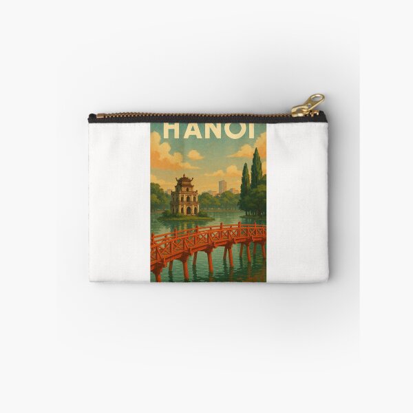 Item preview, Hanoi Hoan Kiem Lake and Red Bridge Vietnam designed and sold by Places On Earth.